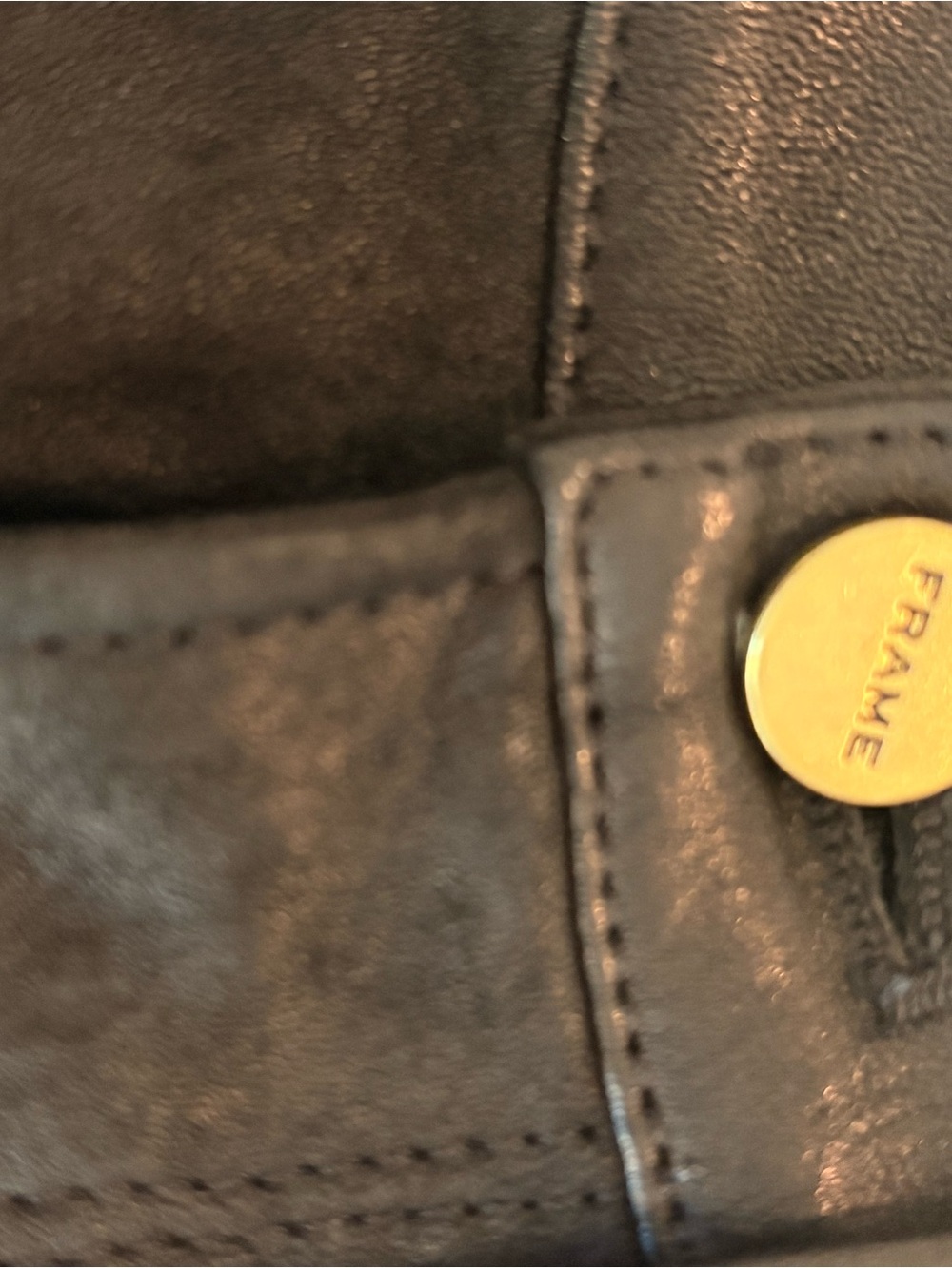Frame Denim Black Le Crop Mini Boot Leather Pants - Picture 11 of 11
